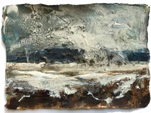 SIGHTING-THE-FIRST-TERN-PORTLAND-HARBOUR-14x19cm-FRANCES HATCH