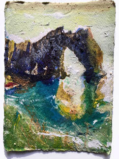 durdle door wide open march 2020 22x16cm