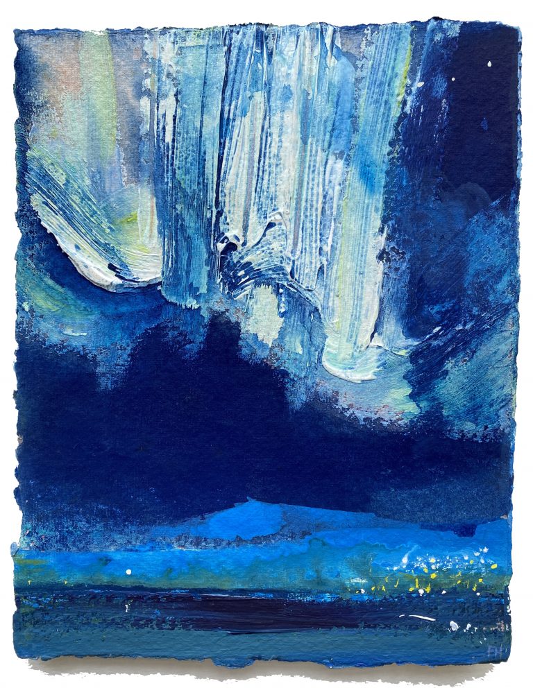 Frances Hatch Northern Lights and Lights of Storekorsnes