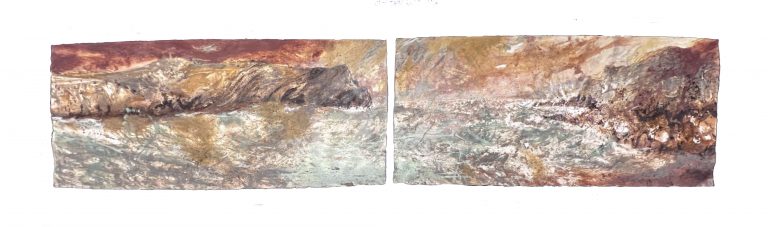 Frances Hatch- East Meets West Horn, Lulworth Cove, East Horn.